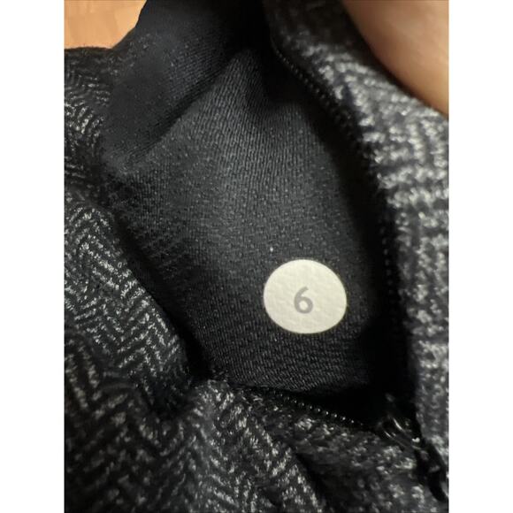 Lululemon Kanto Catch Me 1/2 Zip Herringbone Heathered Black Black Slate… - Picture 13 of 13